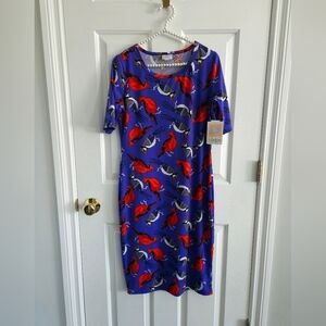 NWT LuLaRoe Julia Dress- Birds